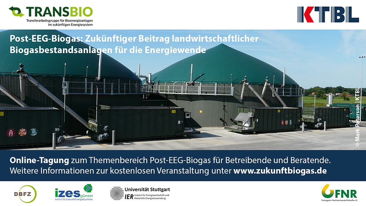 Banner TRANSBIO-Tagung Biogas
